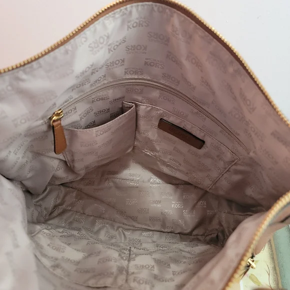 Michael Michael Kors Large Sloan Bag Brown and Black Pebble Leather Shoulder Bag - Picture 7 of 13